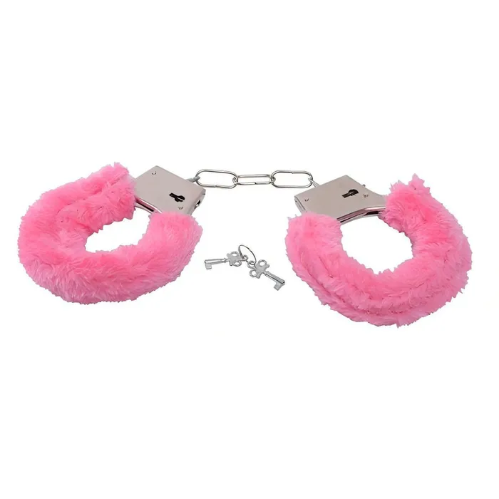 Vibrators Toyz4lovers Manette metalliche con peluche rosa
