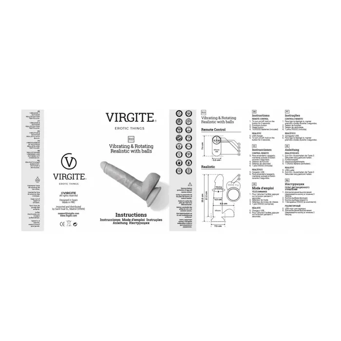 Virgite Vibrators | Vibratore Realistico Virgite Virgite Vibrators | Vibratore Realistico Virgite