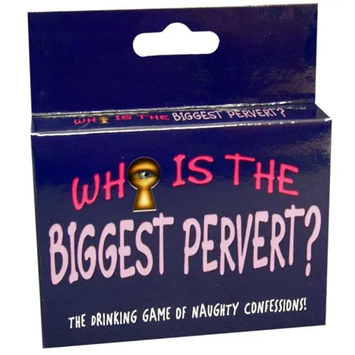 Who Is the Biggest Pervert Card Game Intimate Play Games