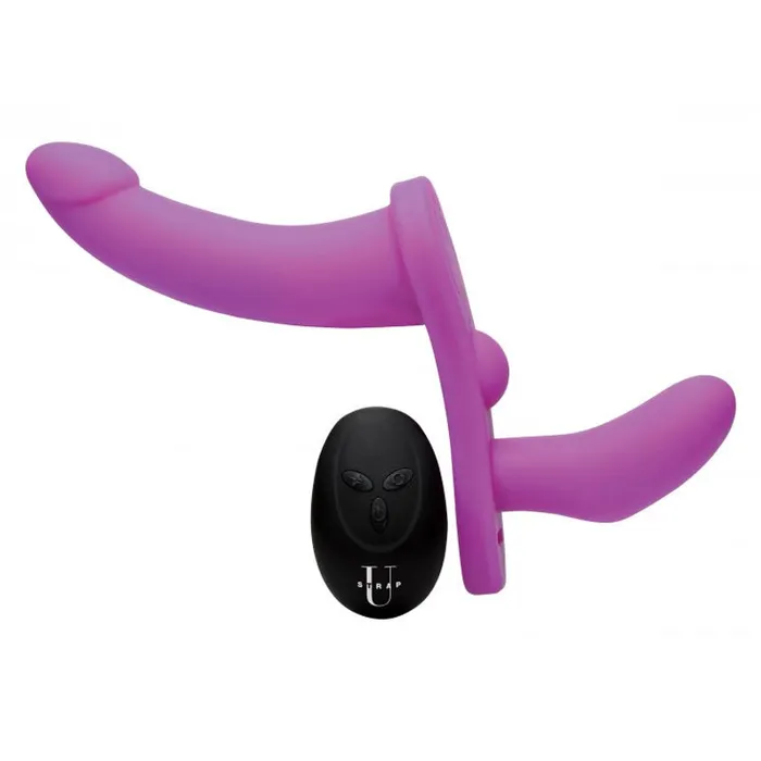 XR Brand Female Sex Toys | Double Take 10X Double Penetration Vibrating Strap-on Harness