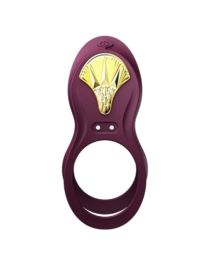 Zalo Female Sex Toys | Zalo - Bayek - Vibrerende Cockring & Partner Vibrator Met Afstandsbediening - Amethyst Paars